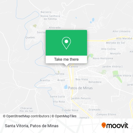 Santa Vitoria map