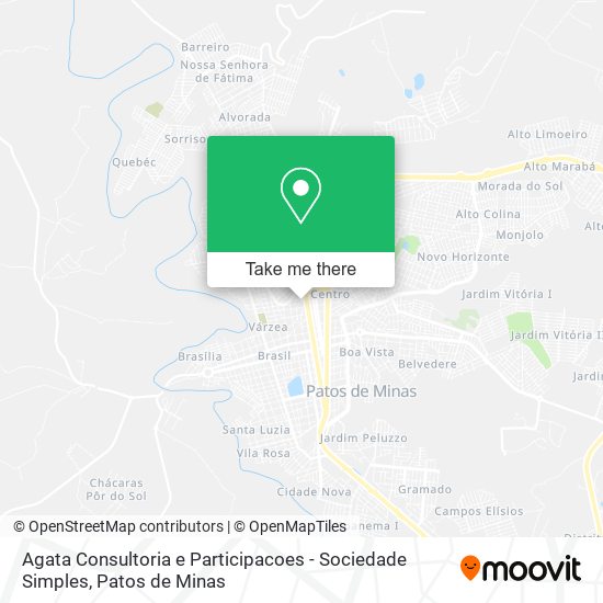 Mapa Agata Consultoria e Participacoes - Sociedade Simples