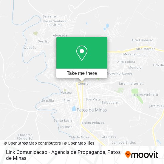 Link Comunicacao - Agencia de Propaganda map