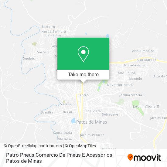 Patro Pneus Comercio De Pneus E Acessorios map