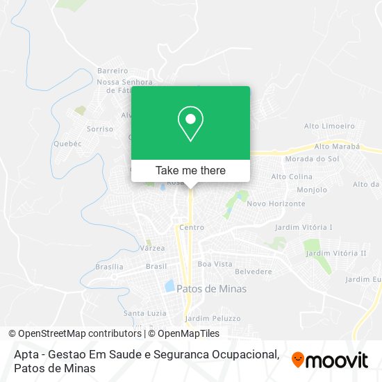 Apta - Gestao Em Saude e Seguranca Ocupacional map