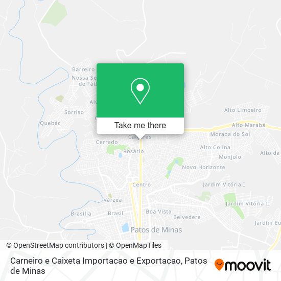 Carneiro e Caixeta Importacao e Exportacao map