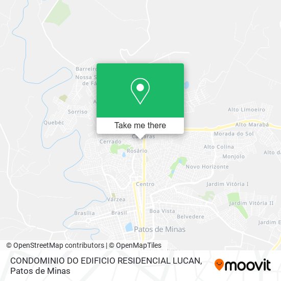 Mapa CONDOMINIO DO EDIFICIO RESIDENCIAL LUCAN