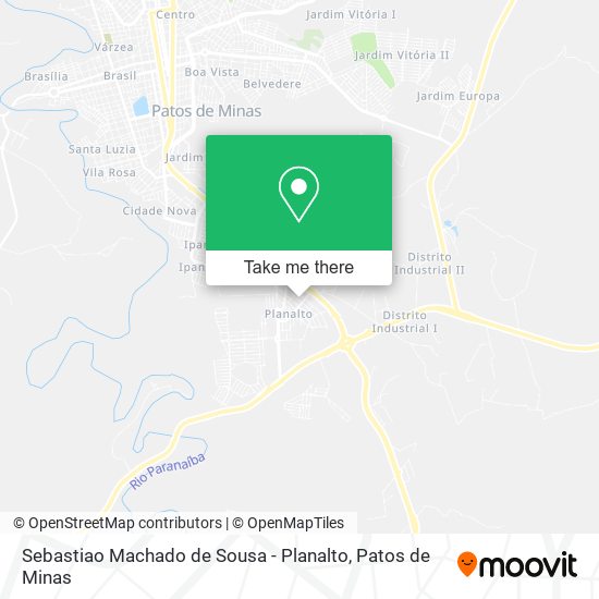 Sebastiao Machado de Sousa - Planalto map