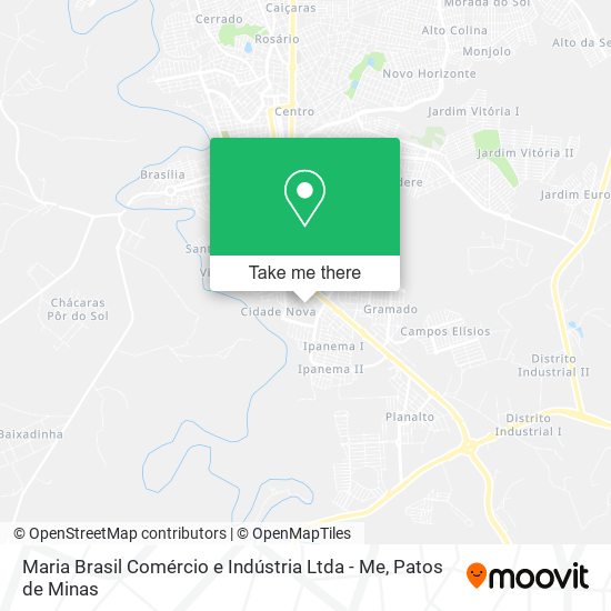 Maria Brasil Comércio e Indústria Ltda - Me map