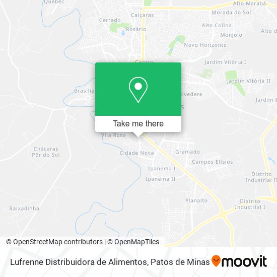 Lufrenne Distribuidora de Alimentos map