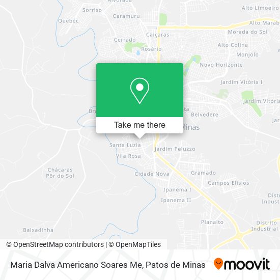 Maria Dalva Americano Soares Me map