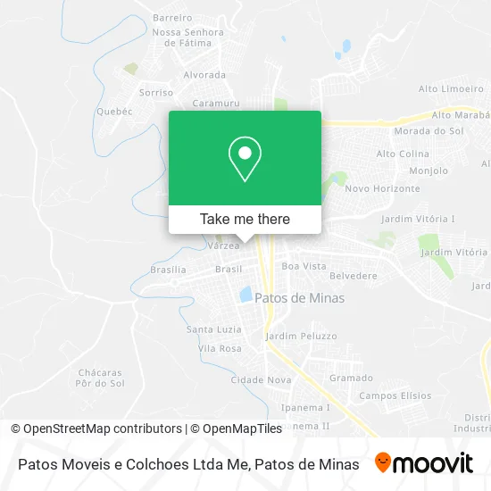 Patos Moveis e Colchoes Ltda Me map