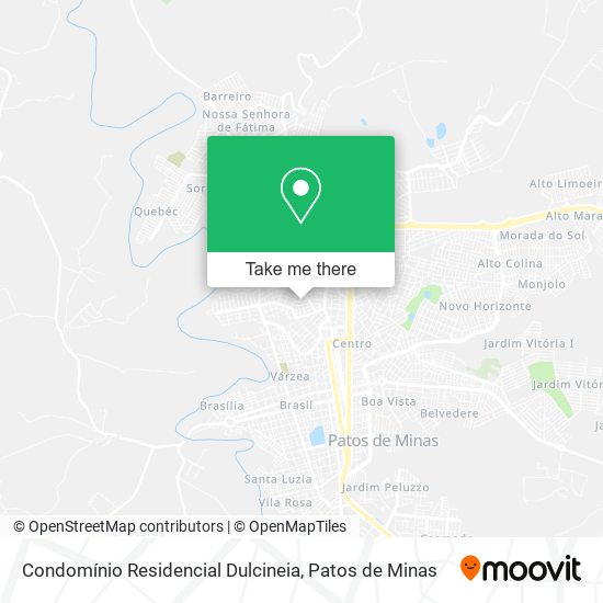 Mapa Condomínio Residencial Dulcineia