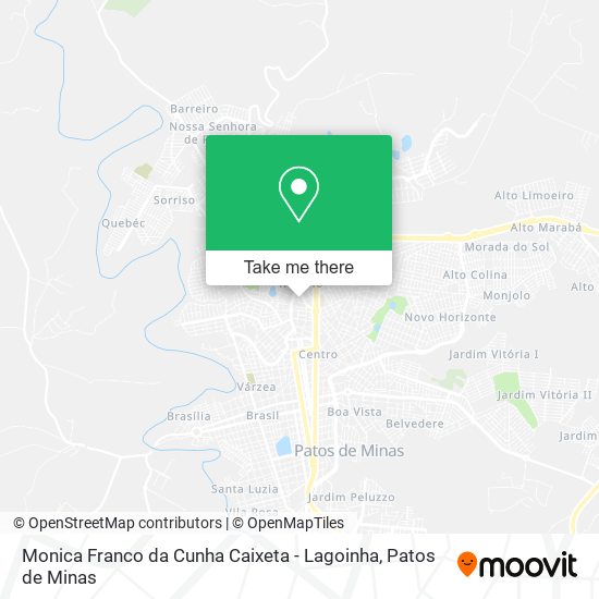 Monica Franco da Cunha Caixeta - Lagoinha map