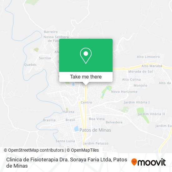Mapa Clinica de Fisioterapia Dra. Soraya Faria Ltda