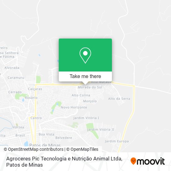 Mapa Agroceres Pic Tecnologia e Nutrição Animal Ltda