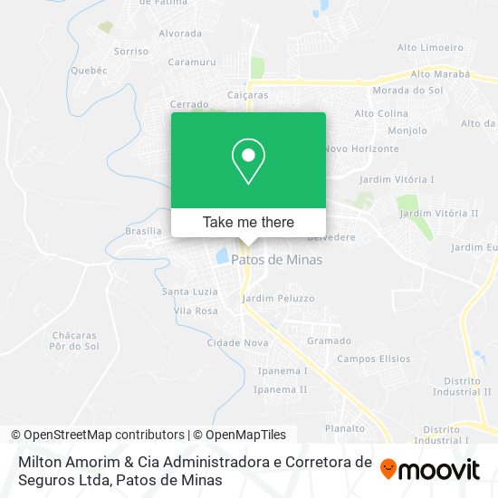 Milton Amorim & Cia Administradora e Corretora de Seguros Ltda map