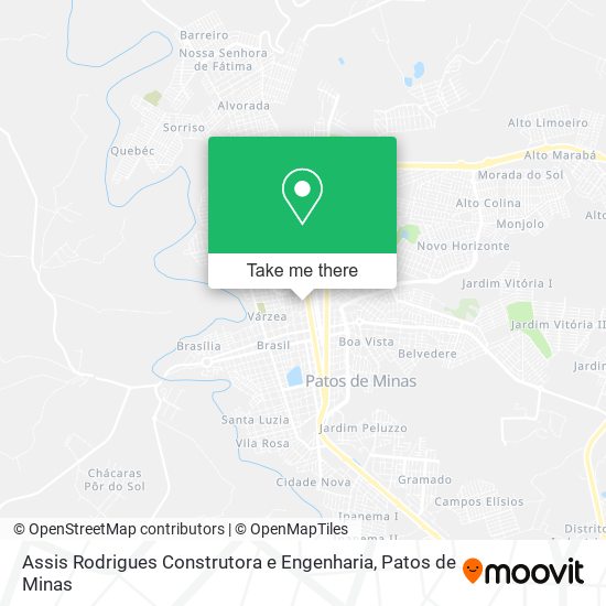 Mapa Assis Rodrigues Construtora e Engenharia