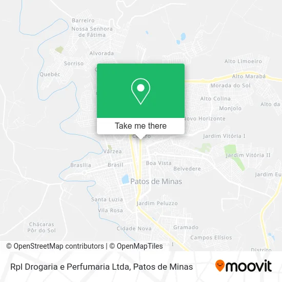 Rpl Drogaria e Perfumaria Ltda map