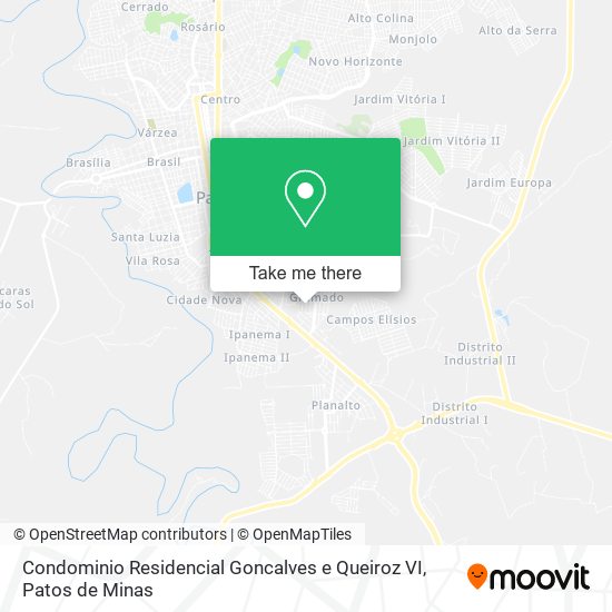 Mapa Condominio Residencial Goncalves e Queiroz VI