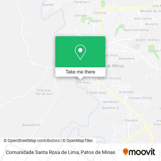 Comunidade Santa Rosa de Lima map