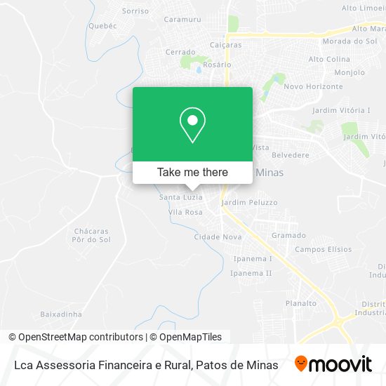 Mapa Lca Assessoria Financeira e Rural