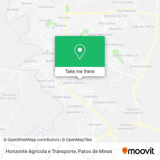 Horizonte Agricola e Transporte map