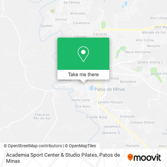 Academia Sport Center & Studio Pilates map