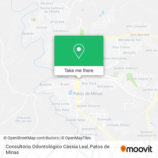 Mapa Consultório Odontológico Cássia Leal