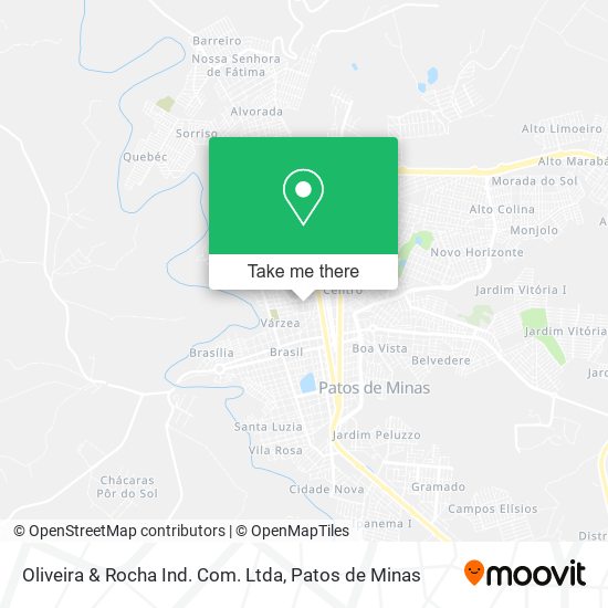 Oliveira & Rocha Ind. Com. Ltda map