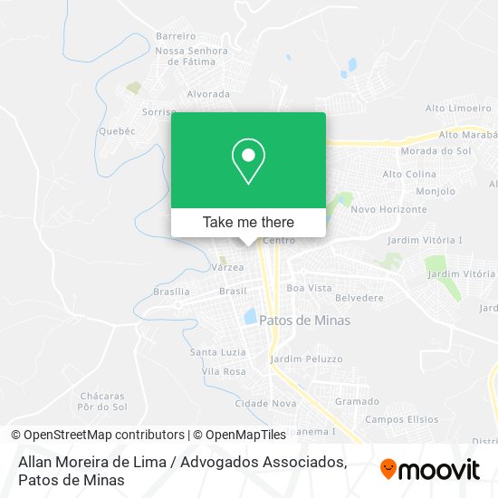 Mapa Allan Moreira de Lima / Advogados Associados