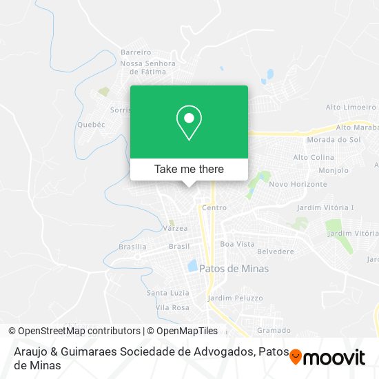 Mapa Araujo & Guimaraes Sociedade de Advogados