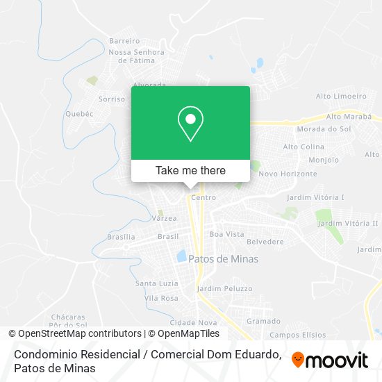 Mapa Condominio Residencial / Comercial Dom Eduardo