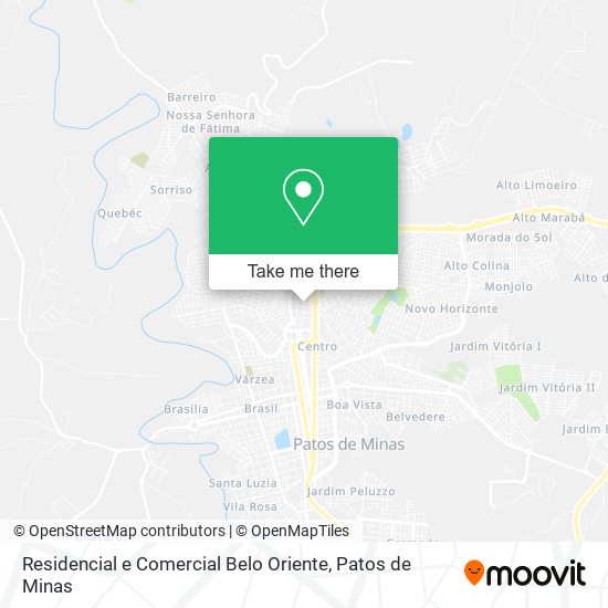 Residencial e Comercial Belo Oriente map