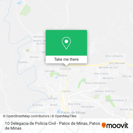 10 Delegacia de Polícia Civil - Patos de Minas map