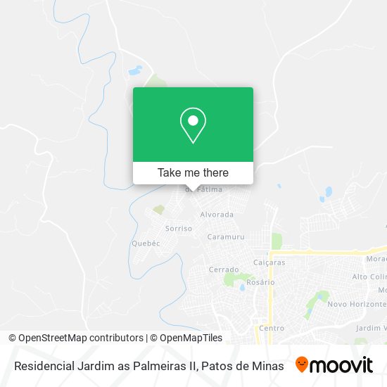Mapa Residencial Jardim as Palmeiras II