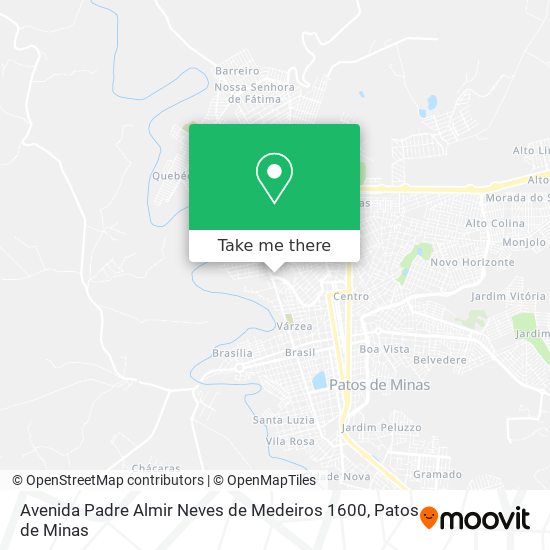 Avenida Padre Almir Neves de Medeiros 1600 map