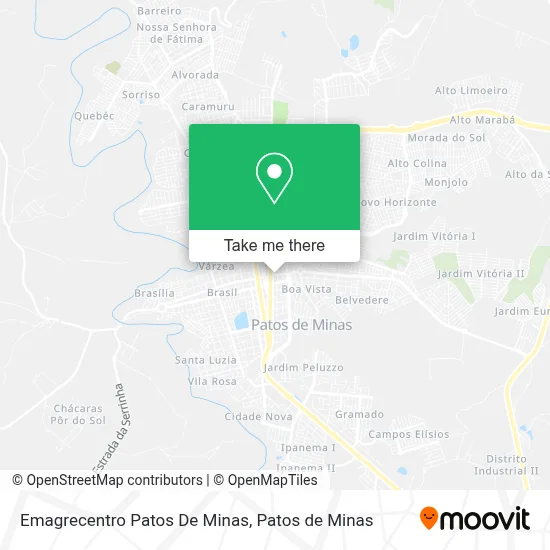 Emagrecentro Patos De Minas map