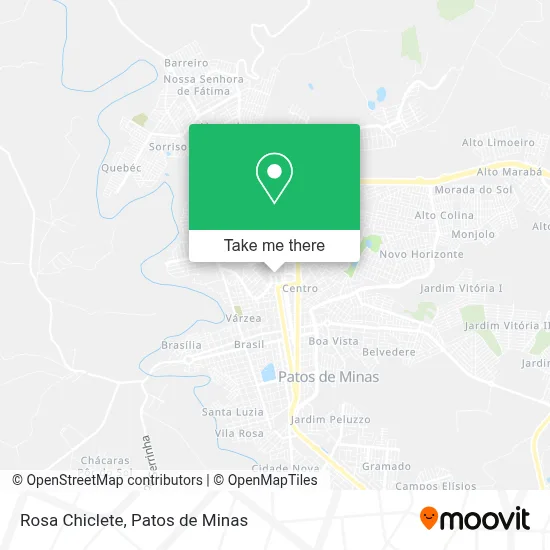 Rosa Chiclete map