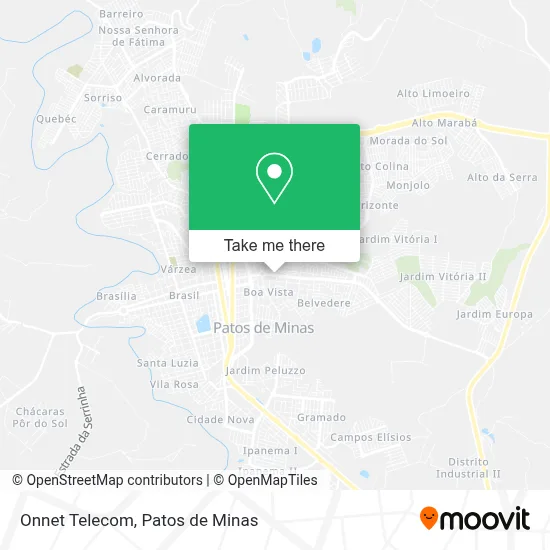 Onnet Telecom map