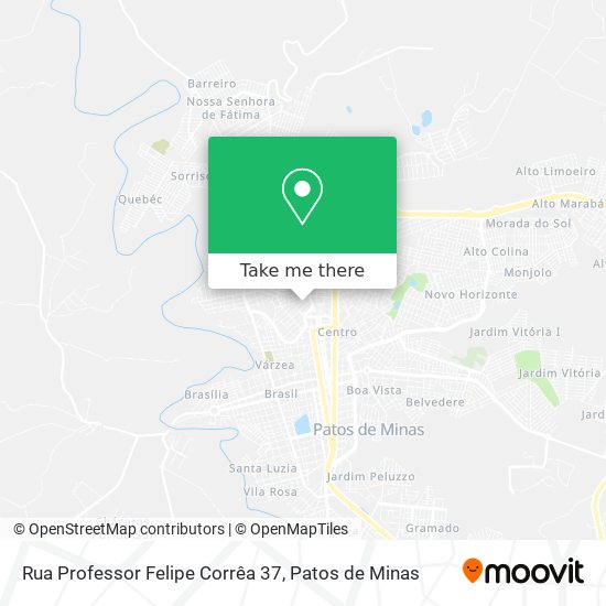 Mapa Rua Professor Felipe Corrêa 37