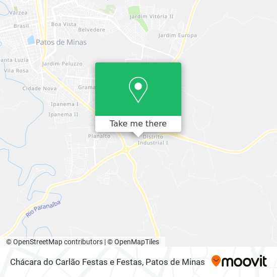 Chácara do Carlão Festas e Festas map