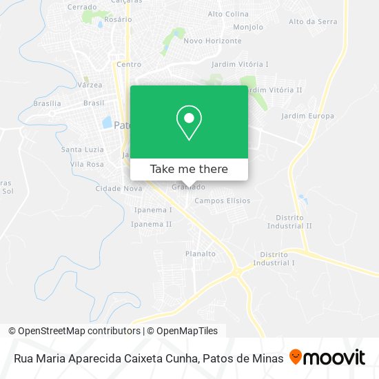Rua Maria Aparecida Caixeta Cunha map