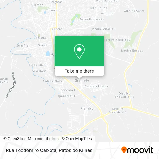 Rua Teodomiro Caixeta map