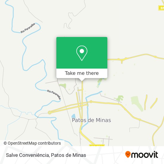 Salve Conveniência map