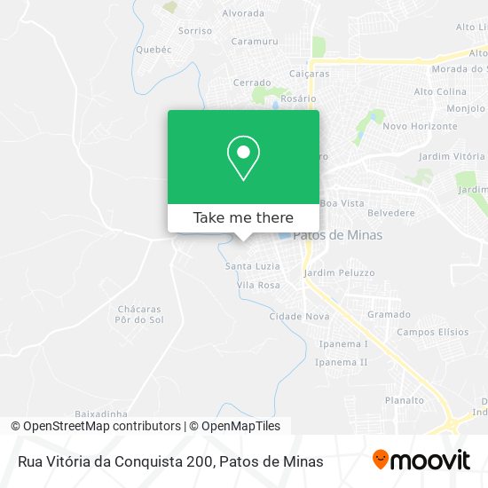 Rua Vitória da Conquista 200 map