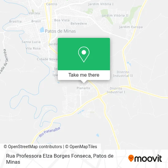 Rua Professora Elza Borges Fonseca map