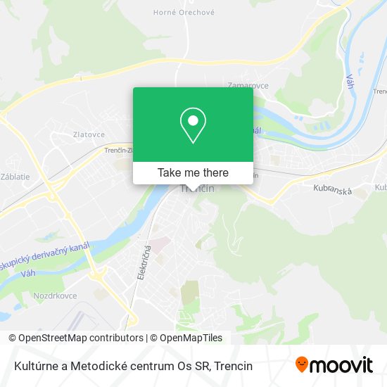 Kultúrne a Metodické centrum Os SR map