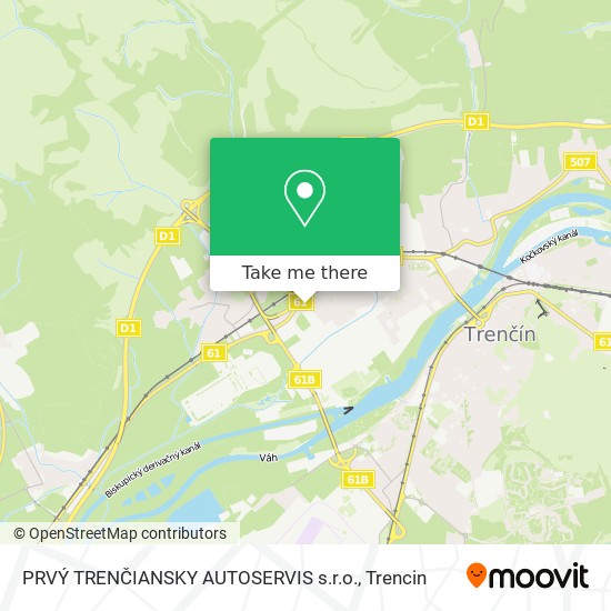 PRVÝ TRENČIANSKY AUTOSERVIS s.r.o. map