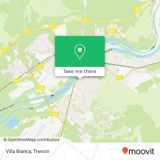 Villa Bianca map