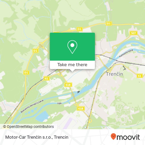 Motor-Car Trenčín s.r.o. map