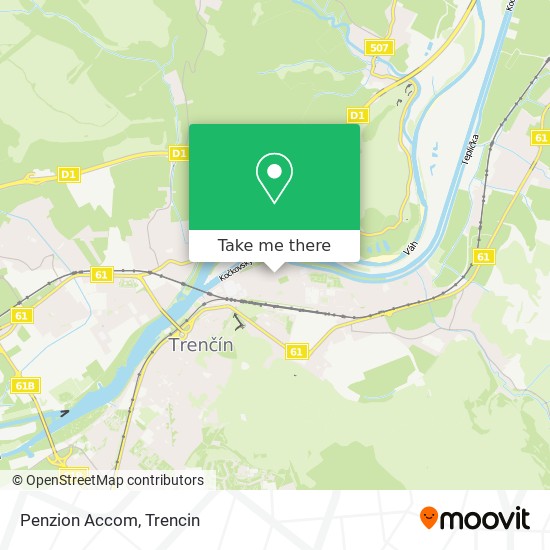 Penzion Accom map