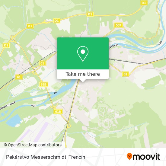 Pekárstvo Messerschmidt map