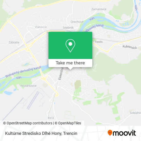 Kultúrne Stredisko Dlhé Hony map